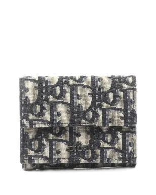 Christian Dior Pre-Owned 1910年代 ジャカード織り 三つ折り財布 - Neutrals - サムネイル1