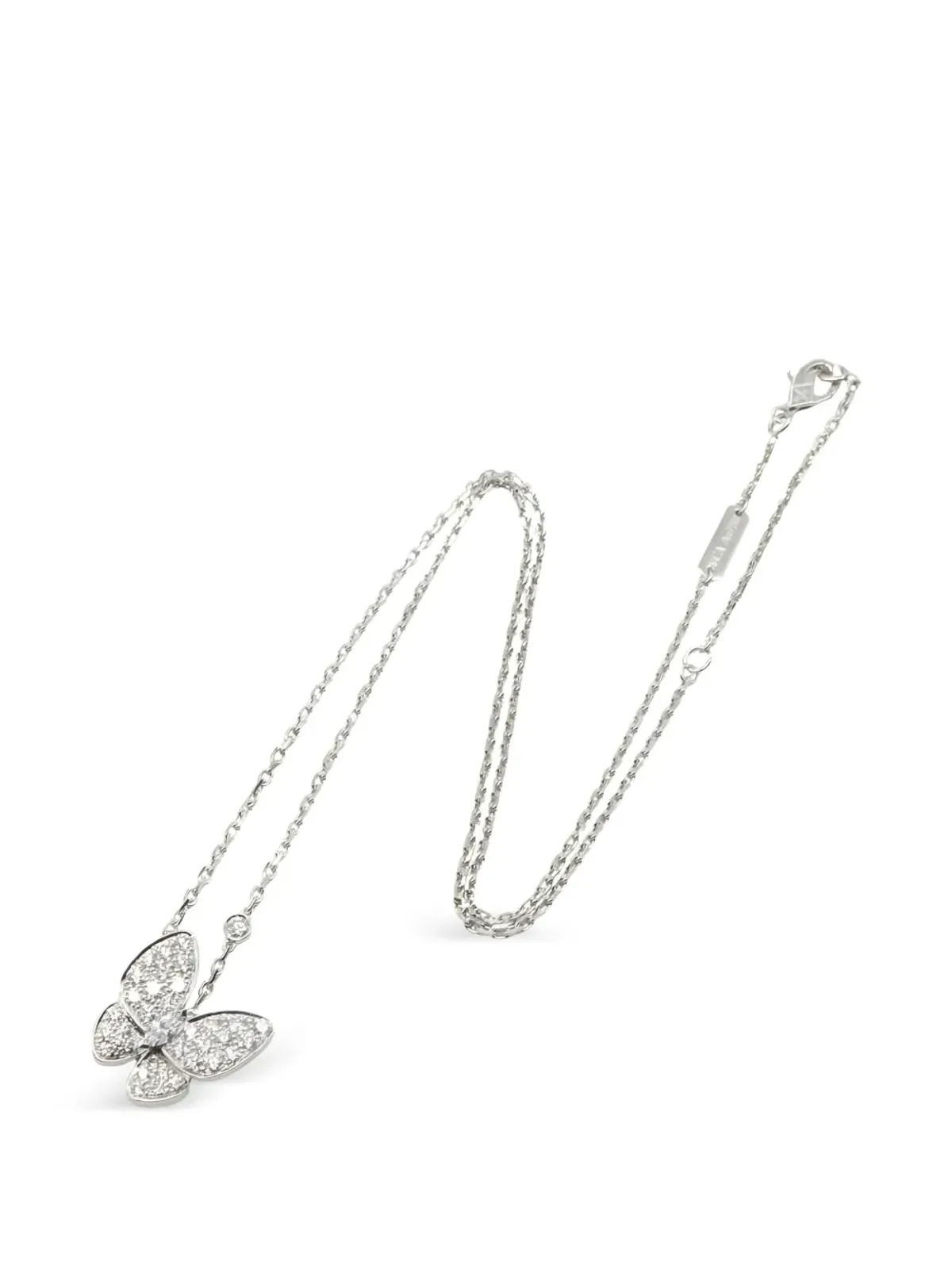 Van Cleef & Arpels Pre-Owned 蝶モチーフ ダイヤモンド ネックレス - 画像1