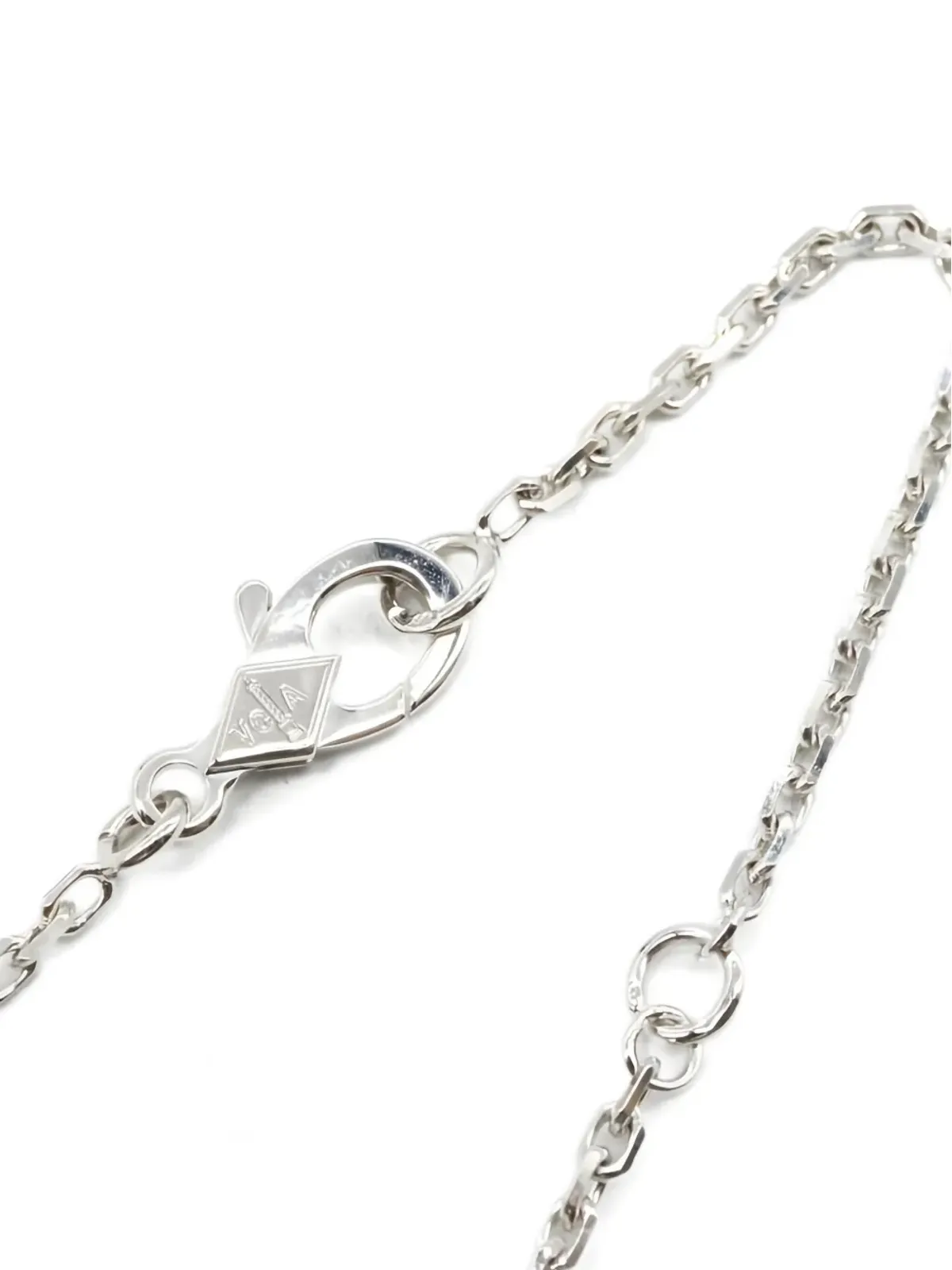 Van Cleef & Arpels Pre-Owned 蝶モチーフ ダイヤモンド ネックレス - 画像4
