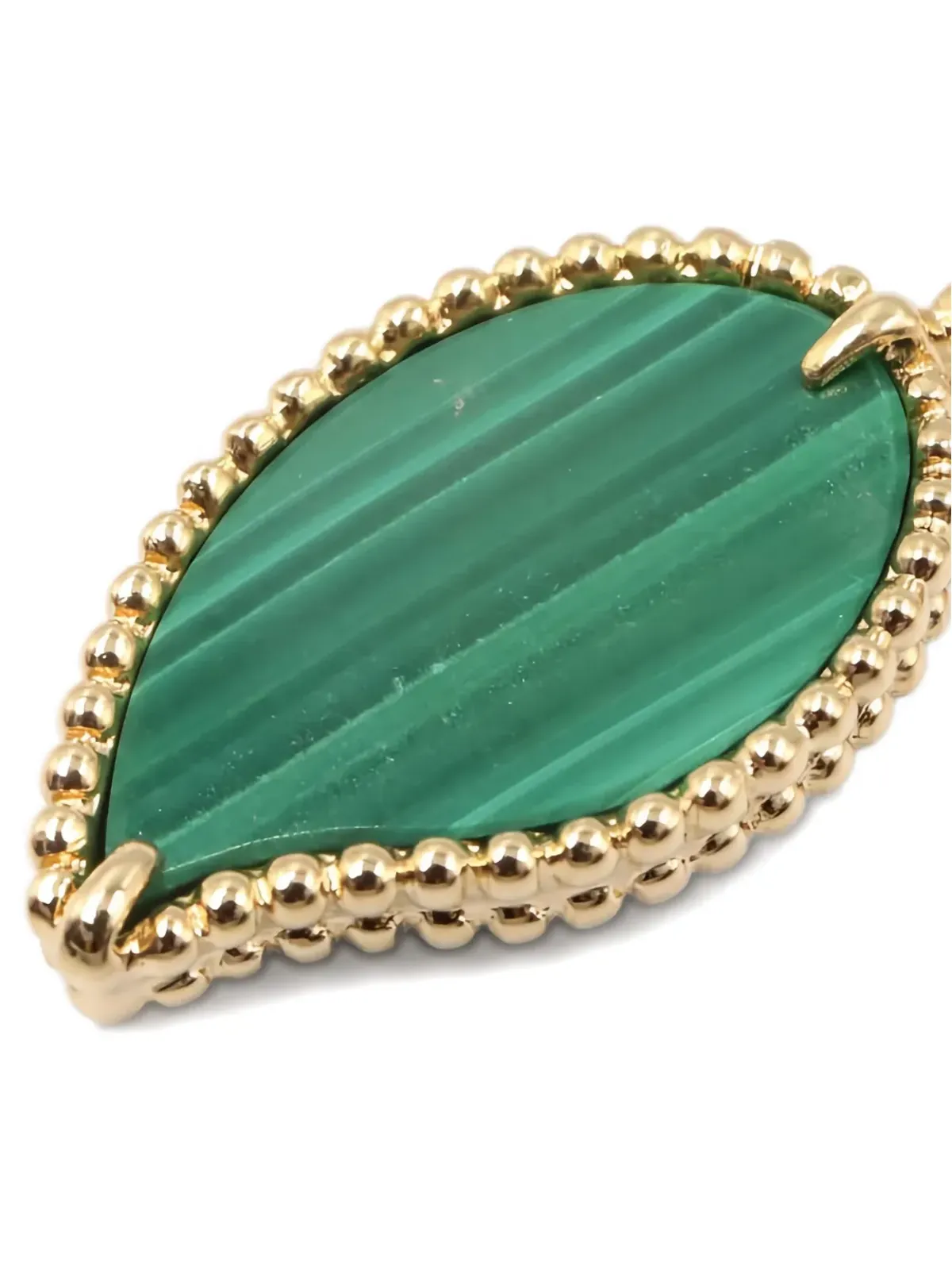 Van Cleef & Arpels Pre-Owned Lucky Alhambraモチーフ チェーン・マルチストーン ネックレス - ゴールド - 画像5
