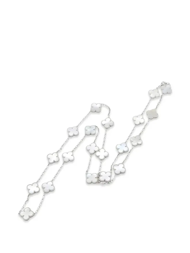 Van Cleef & Arpels Pre-Owned Van Cleef & Arpels ビンテージ 2010年代 マザーオブパール ネックレス - シルバーの商品画像