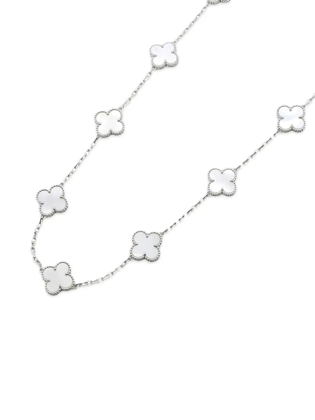 Van Cleef & Arpels ビンテージ 2010年代 マザーオブパール ネックレス - シルバー - 画像2