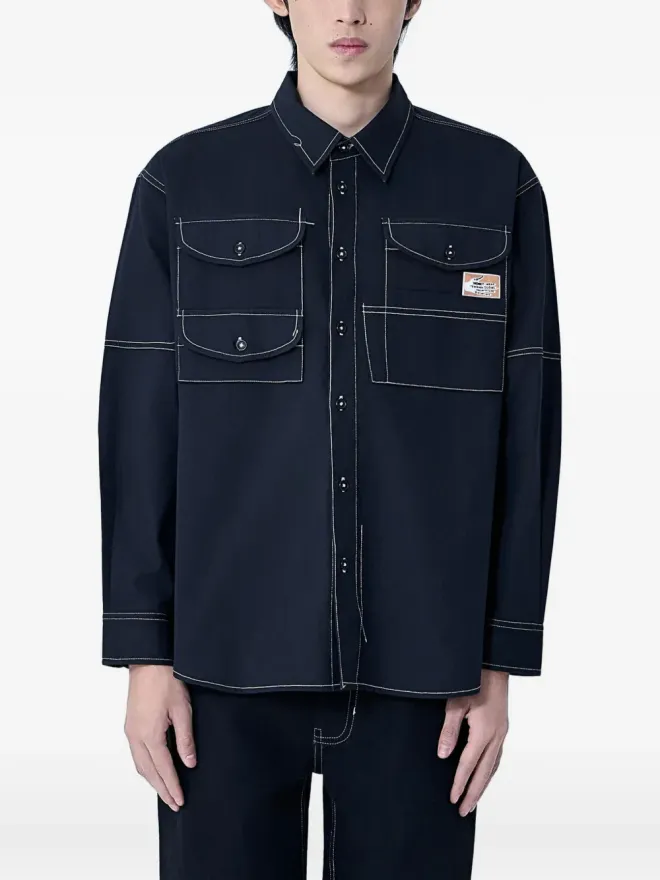 STORY mfg. STORY mfg. ロゴパッチシャツの商品画像