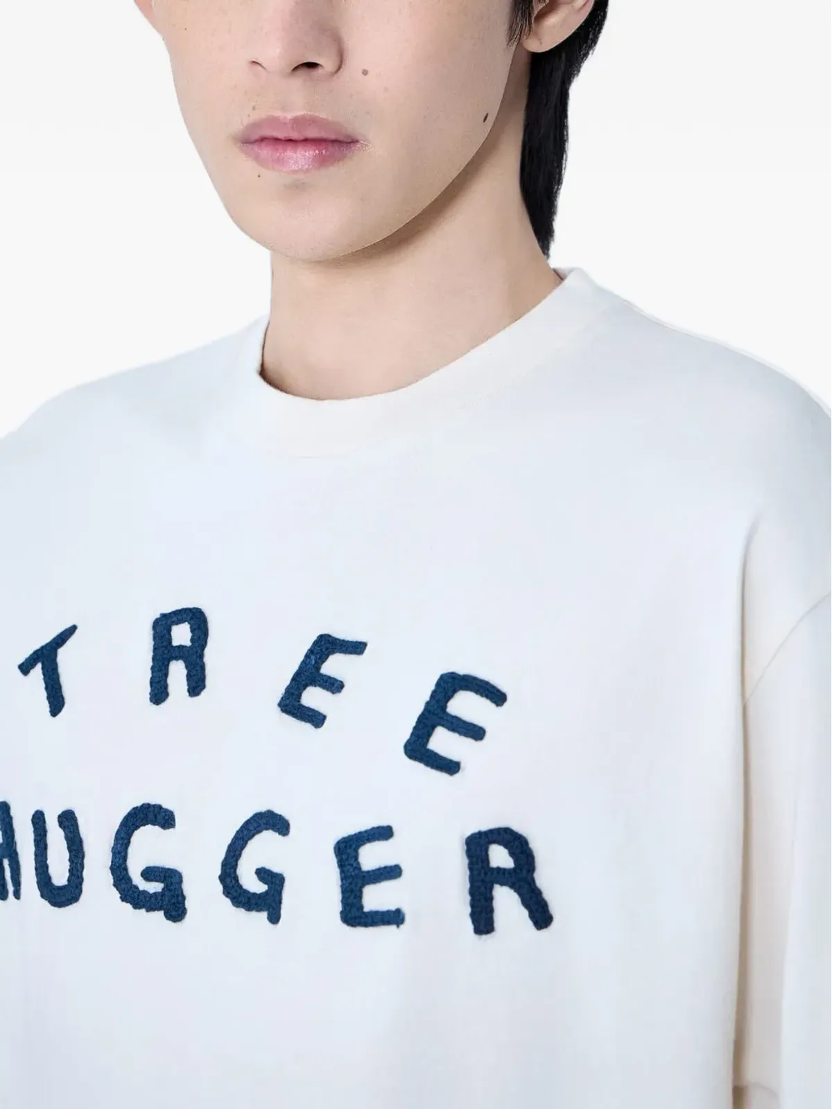 STORY mfg. ロゴ刺繍Tシャツ - 画像4