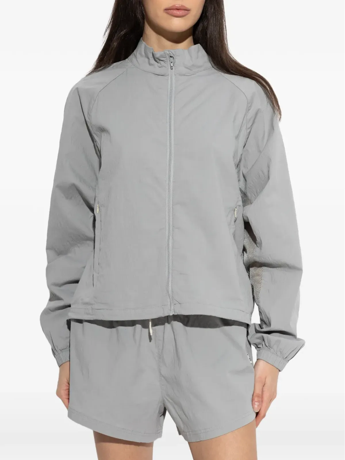 RETHINKIT STUDIOS mesh-panel jacket - Grey - 画像3