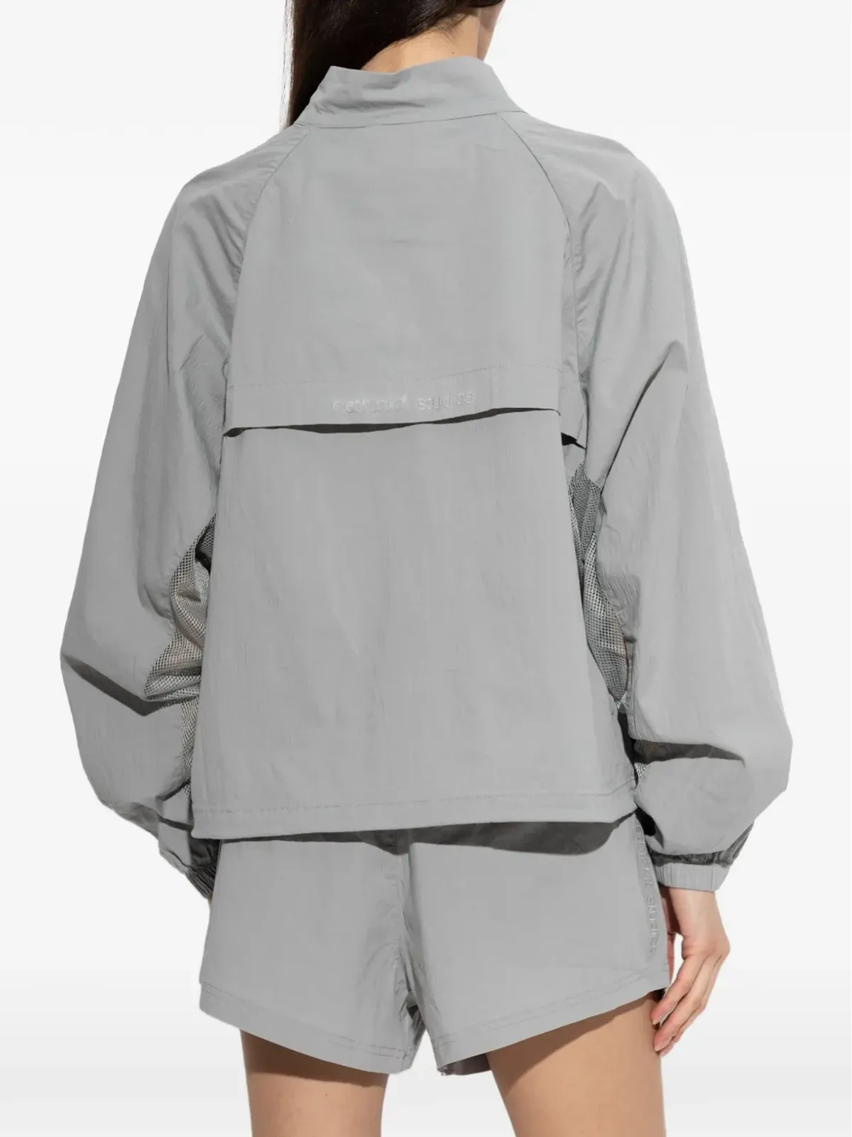 RETHINKIT STUDIOS mesh-panel jacket - Grey - 画像4
