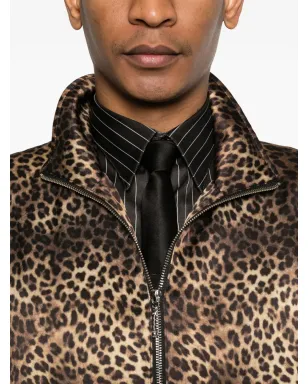 Ernest W. Baker アニマルプリント ジップファスナー付き ジャケット - サムネイル5