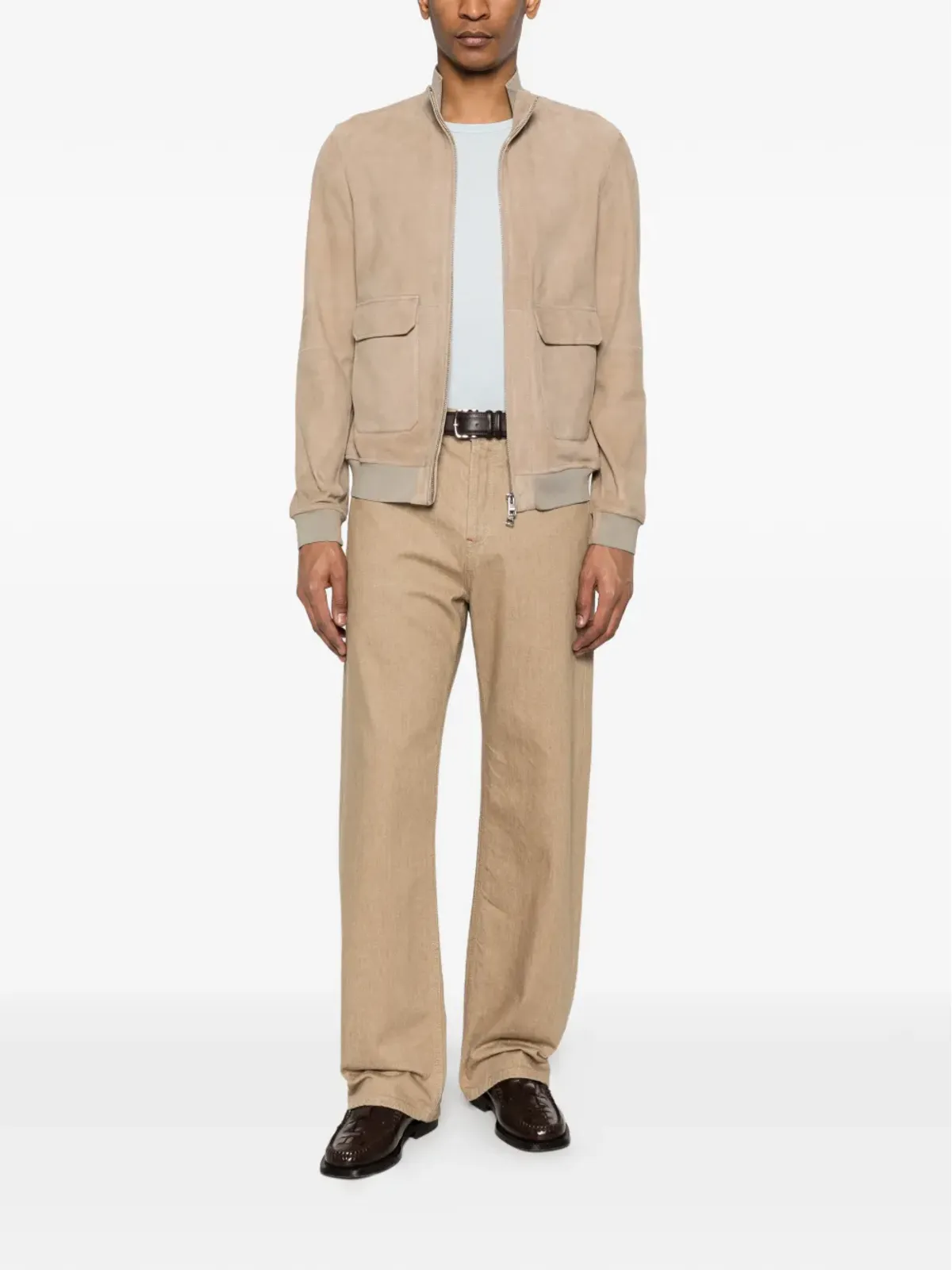 Duno pocket zip coat - Neutrals - 画像2