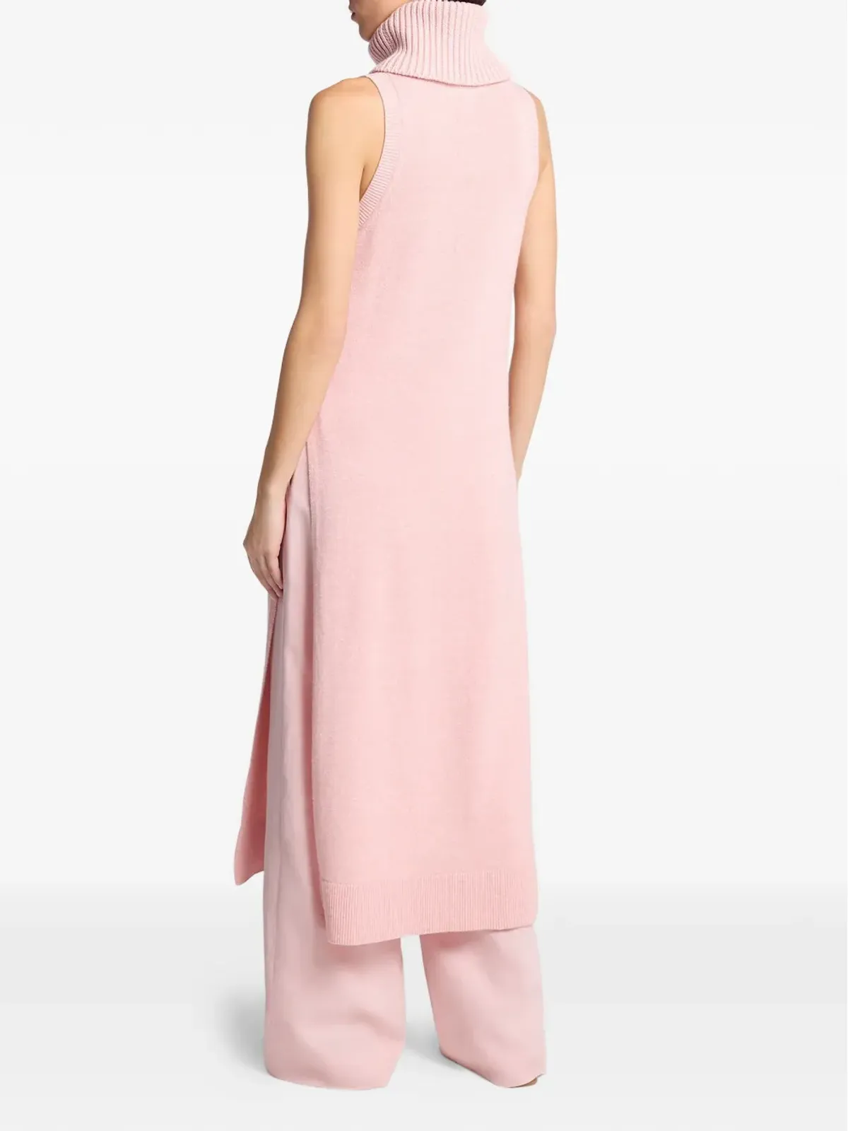 Michael Kors Collection カシミアとリネンのタートルネックチュニック - 画像3