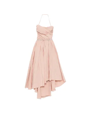 PINKO strapless ruched asymmetric midi dress - サムネイル1