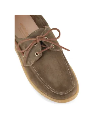 Astorflex Velaflex lace-up suede boat shoes - Brown - サムネイル5