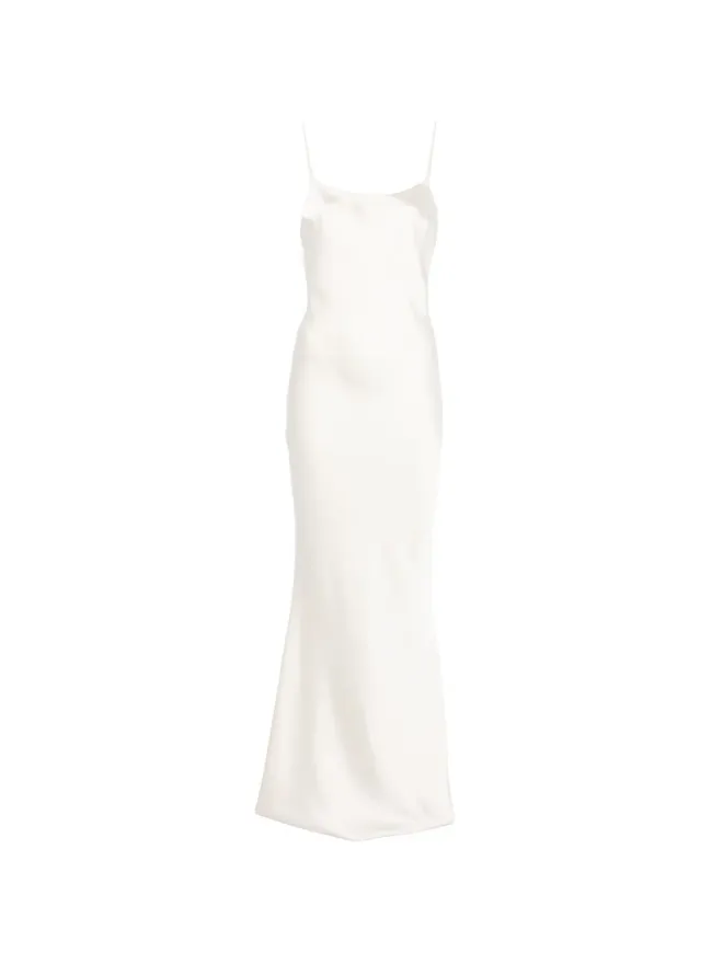The Andamane THE ANDAMANE Ninfea camisole slip dress - Whiteの商品画像