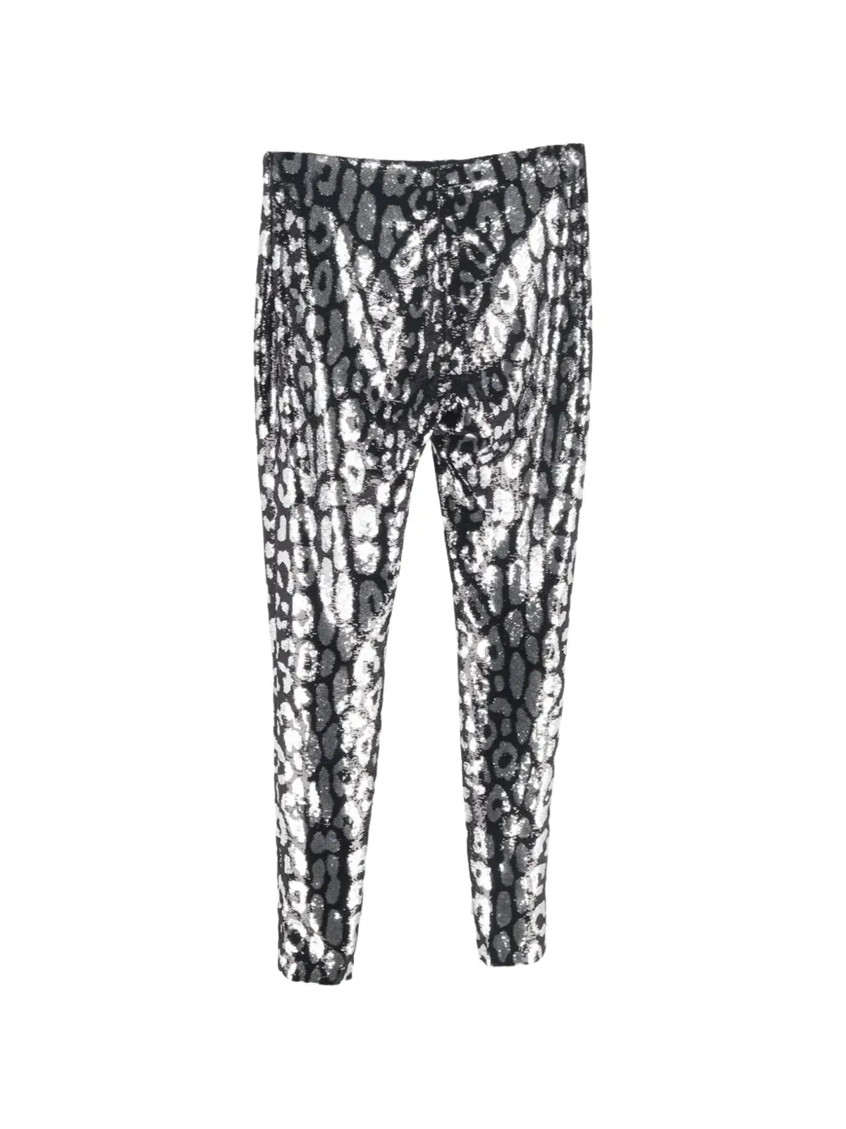 Tom Ford Vintage レオパードプリントスパンコールレギンス - Silver - 画像2