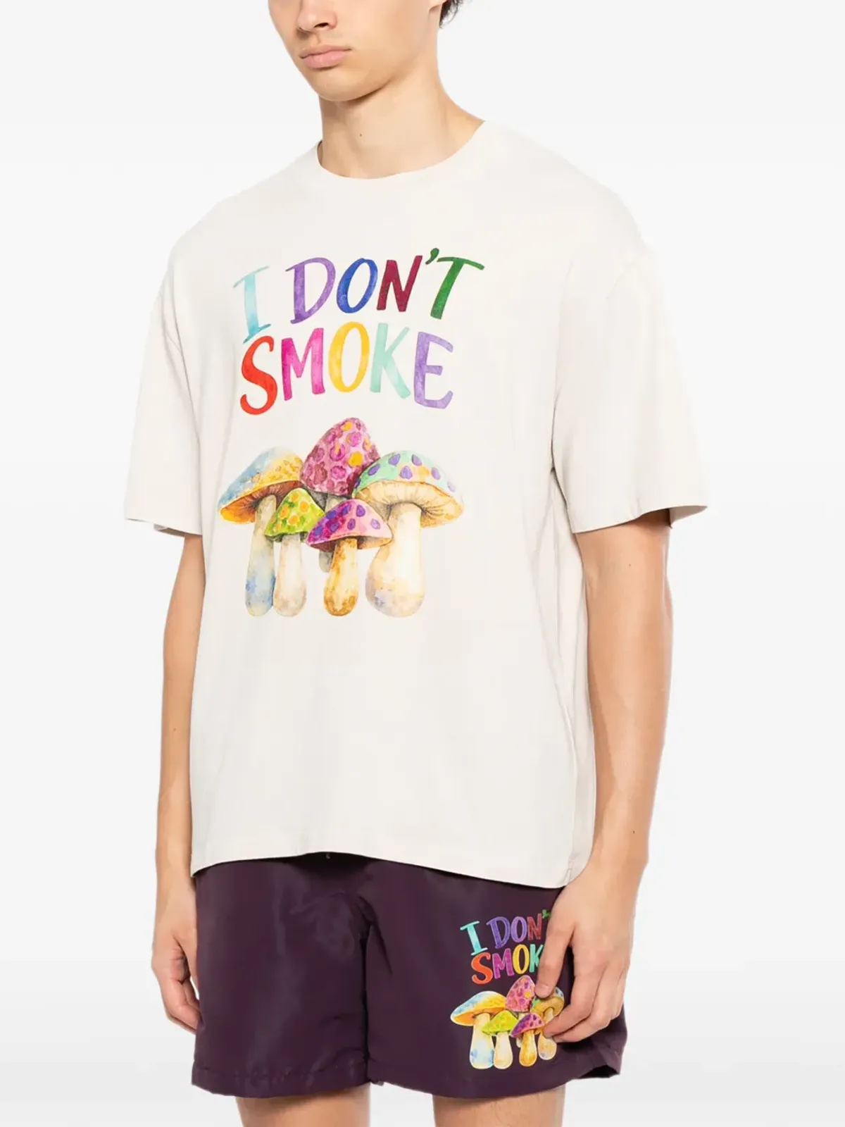 Melt マッシュルーム グラフィック Tシャツ - 画像3