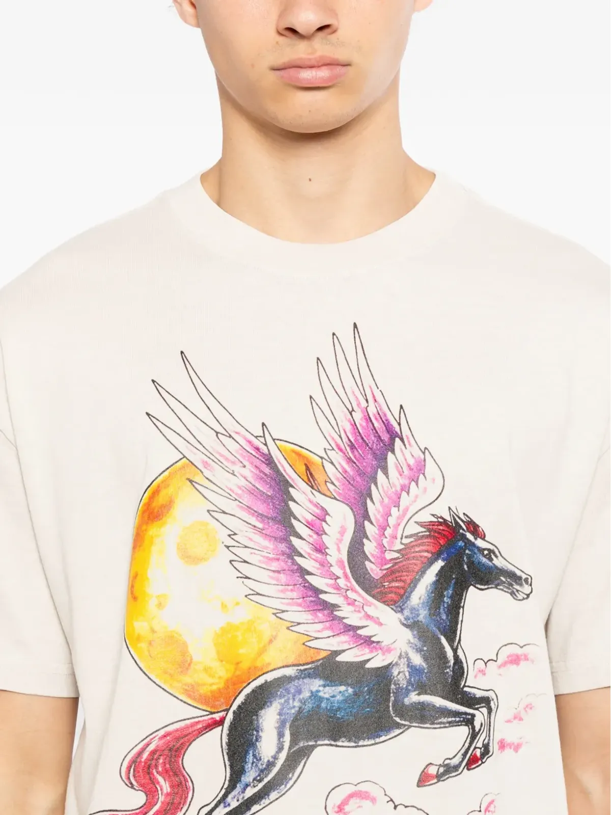 Melt ペガサス柄プリントTシャツ - 画像5