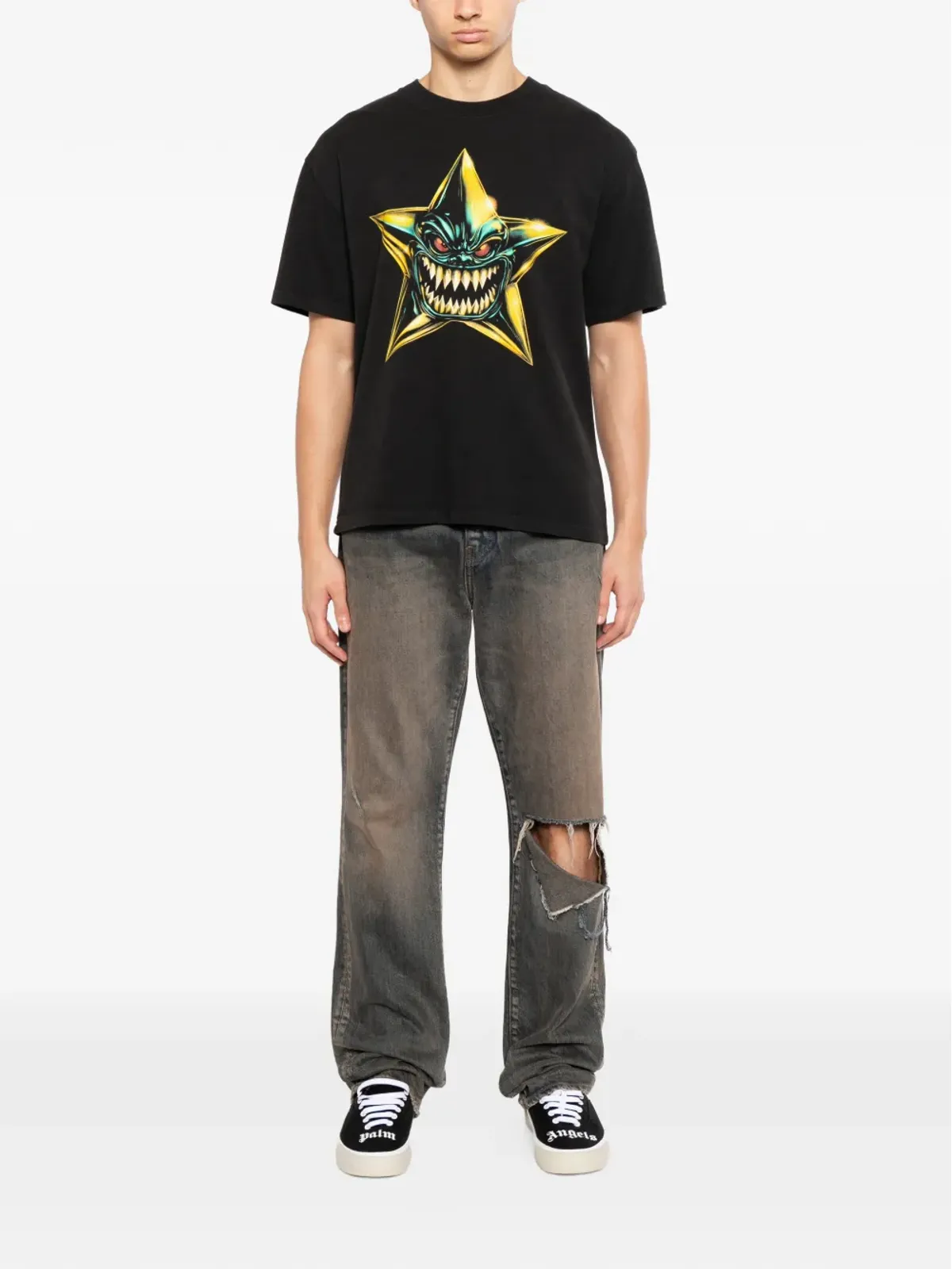 Melt スターグラフィックTシャツ - 画像2