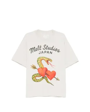 Melt 蛇柄プリントTシャツ - サムネイル1