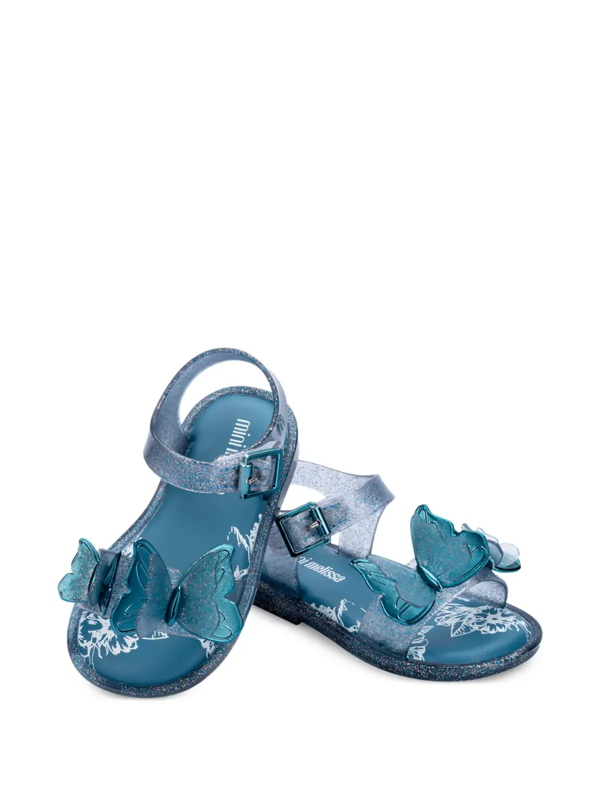 Mini Melissa Fly III グリッターサンダル - 画像2