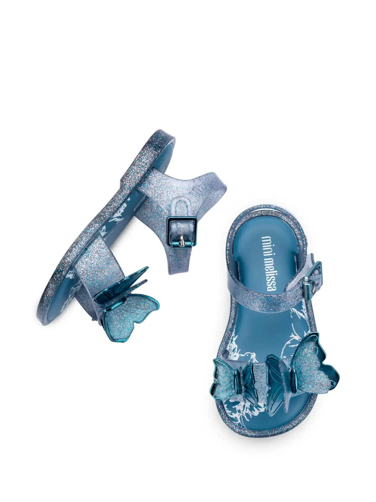 Mini Melissa Fly III グリッターサンダル - 画像4