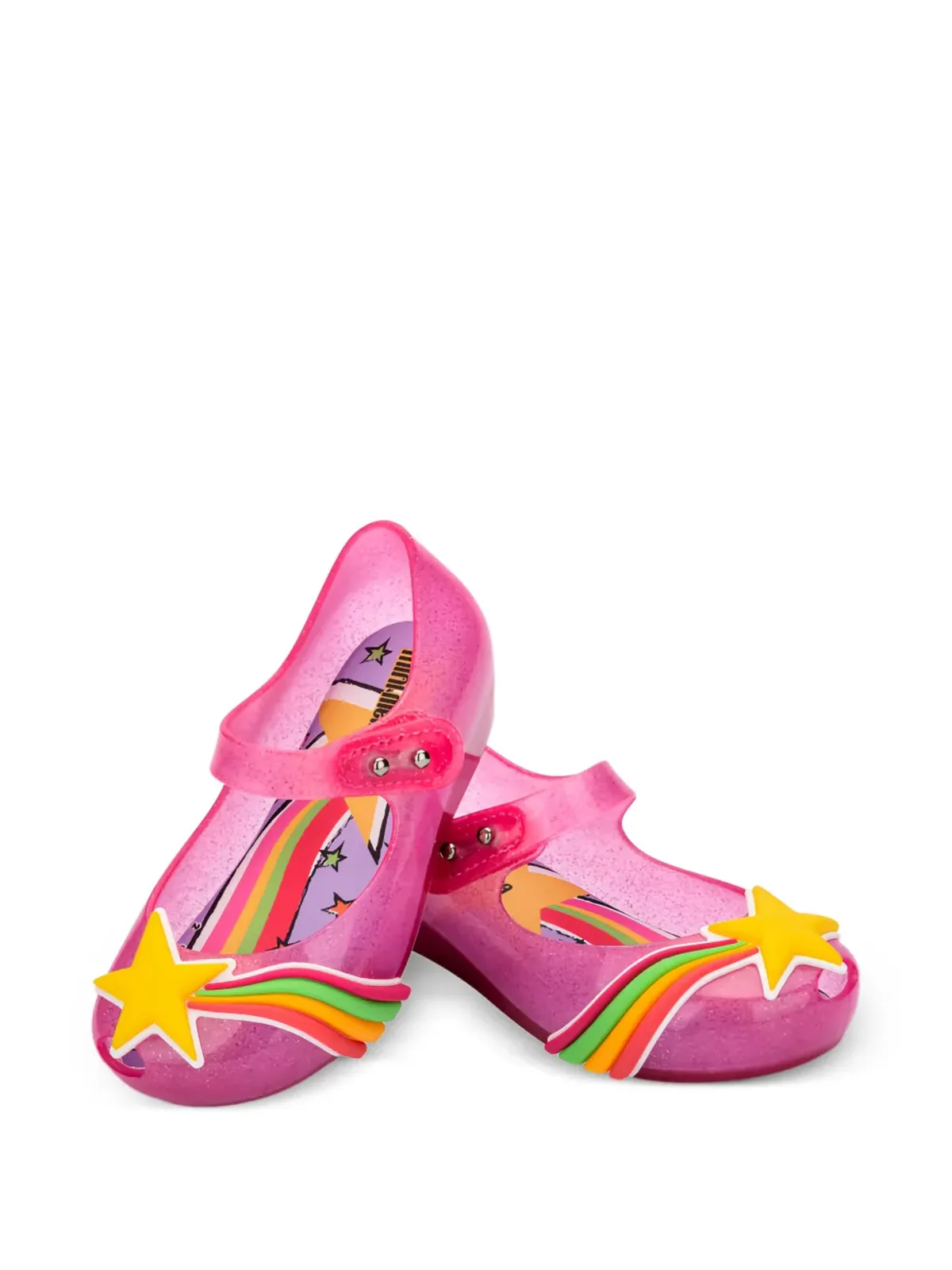 Mini Melissa ウルトラグリル グリッター バレエシューズ - Pink - 画像3