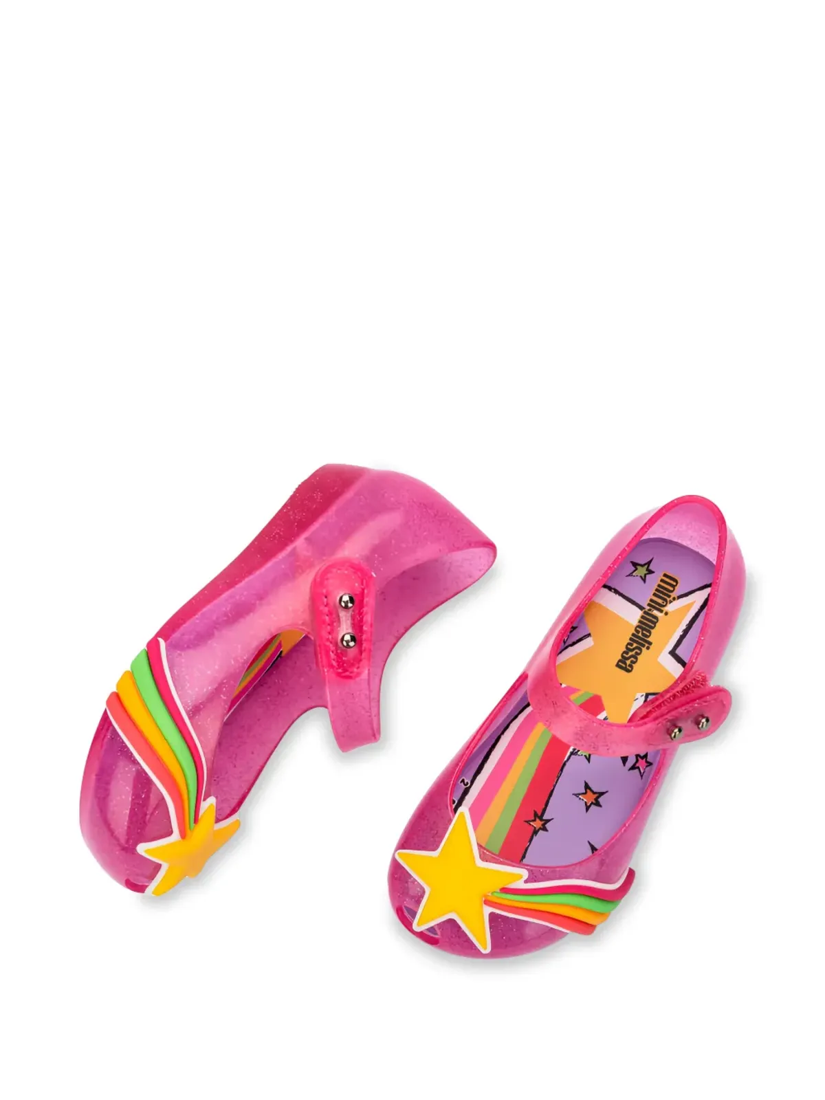 Mini Melissa ウルトラグリル グリッター バレエシューズ - Pink - 画像4
