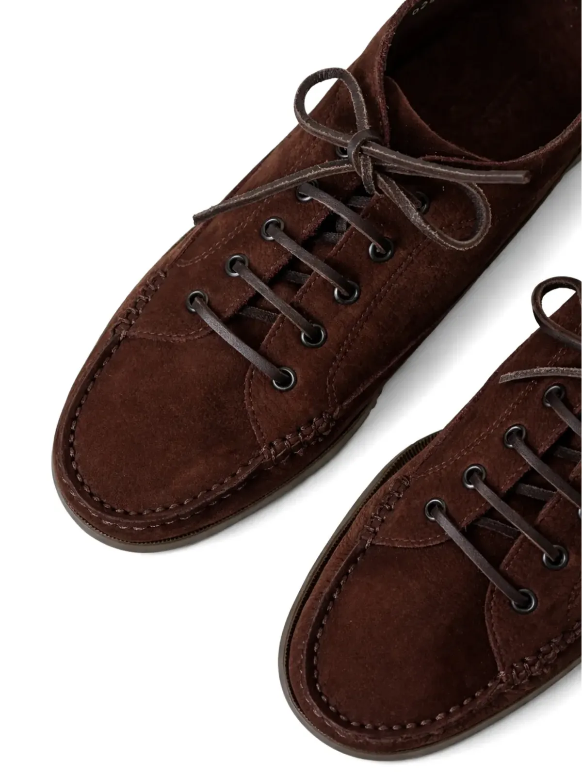 Paraboot レースアップ スエード ボートシューズ - 画像3