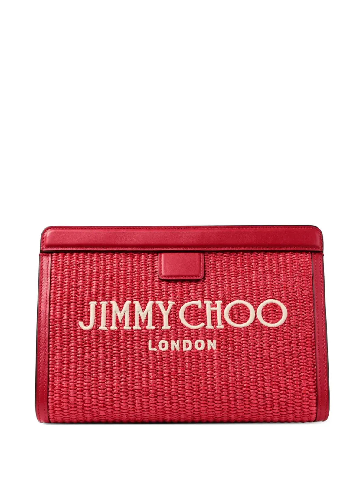 Jimmy Choo Avenue London ラフィア クラッチバッグ - 画像1
