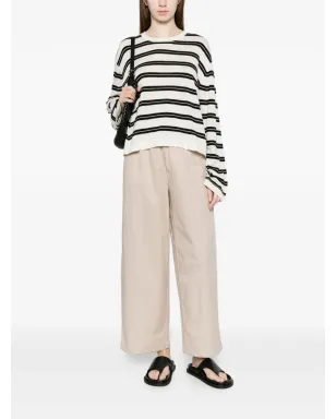 Soft Goat ストライプ長袖セーター - サムネイル2