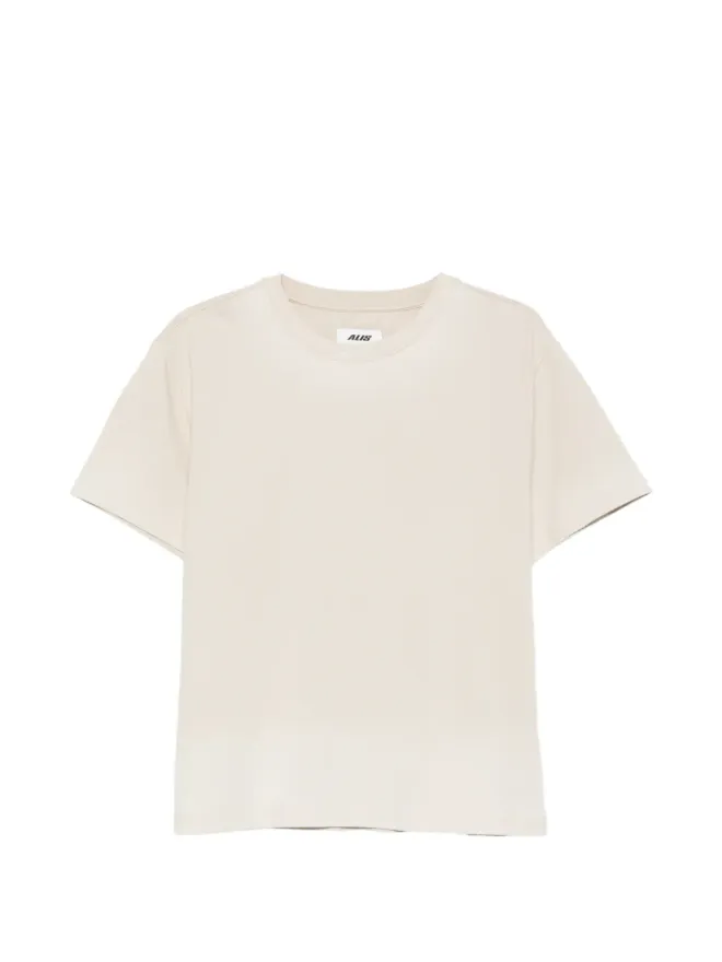 ALIS ALIS トーレイ クロップドプリント Tシャツ - ベージュの商品画像