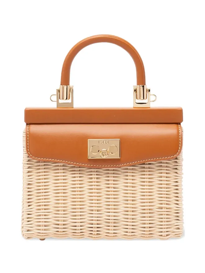 Rodo Rodo 籐製トップハンドルショルダーバッグの商品画像