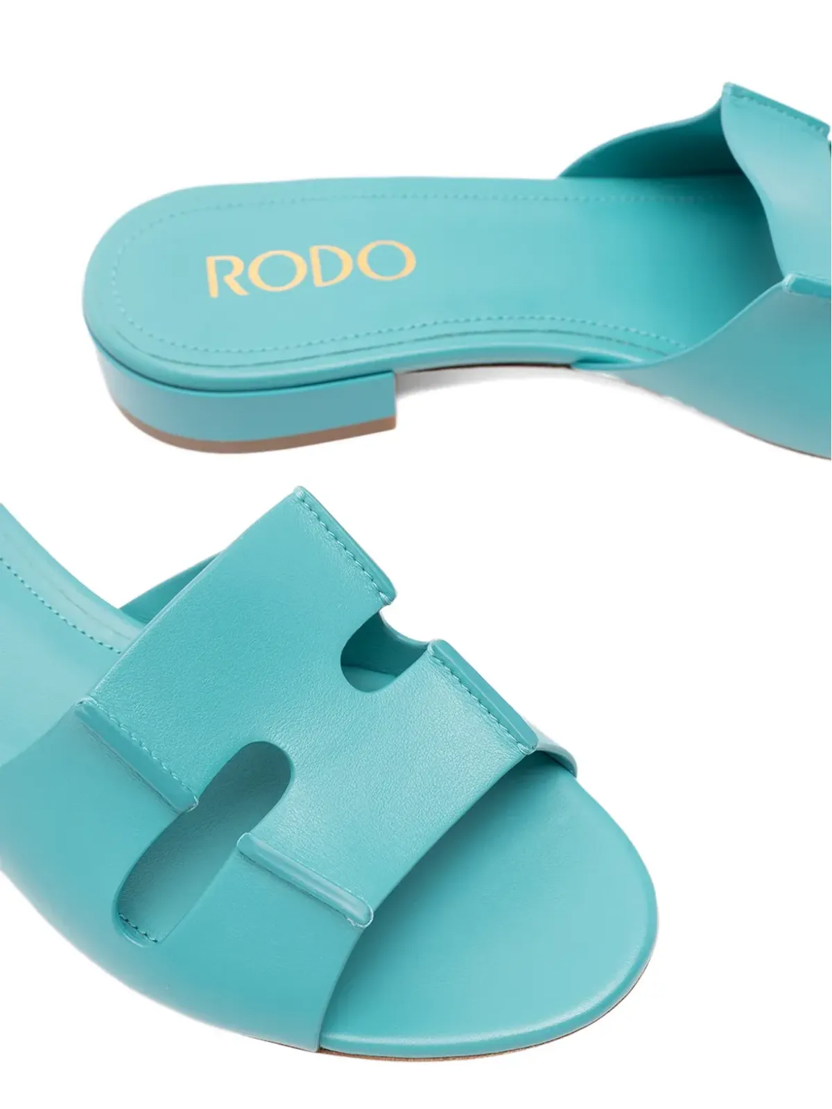 Rodo カットアウトフラットサンダル - 画像5