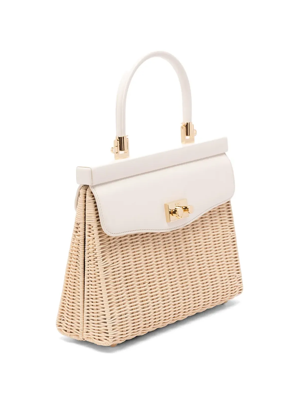 Rodo ウィッカー トップハンドル ショルダーバッグ - 画像3