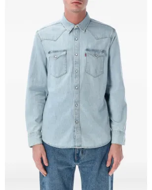 Levi's Barstowボタンシャツ - Blue - サムネイル1
