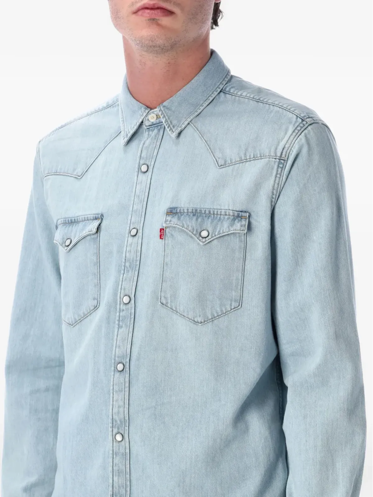 Levi's Barstowボタンシャツ - Blue - 画像3