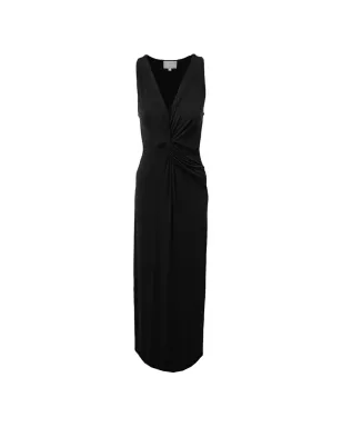Pink Filosofy Hellianthus knotted dress - Black - サムネイル1