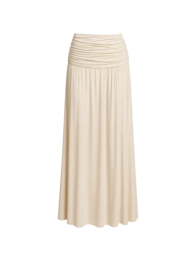 Pink Filosofy Pink Filosofy gathered linda skirt - Neutralsの商品画像