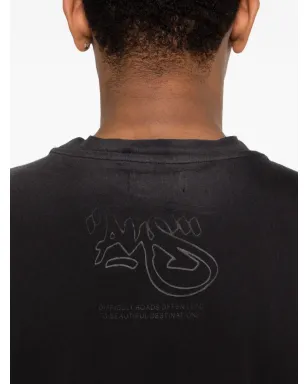 ALIS トーリー クロップドプリントTシャツ - ブラック - サムネイル5