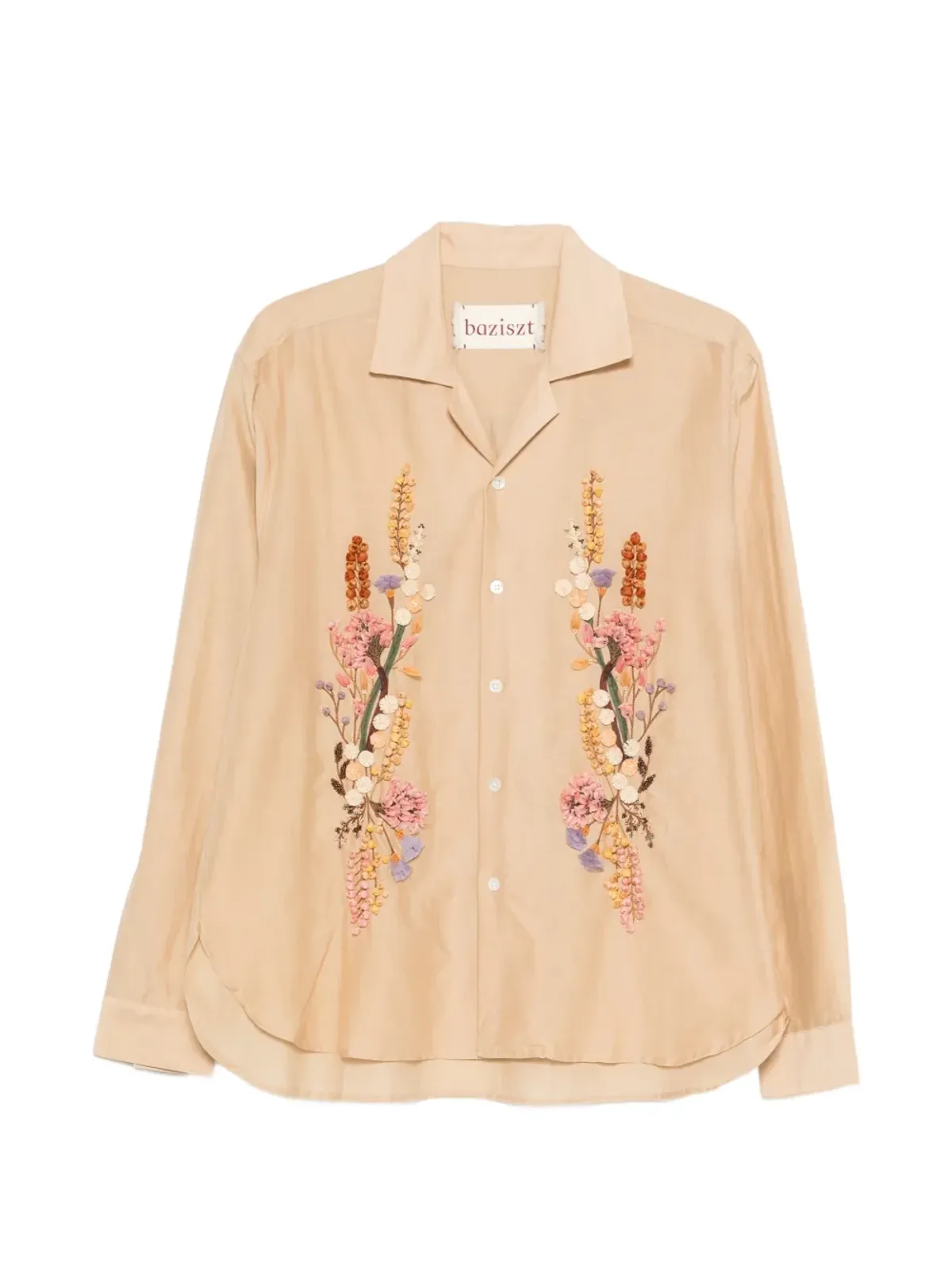 Baziszt 花柄シャツ - Neutrals - 画像1