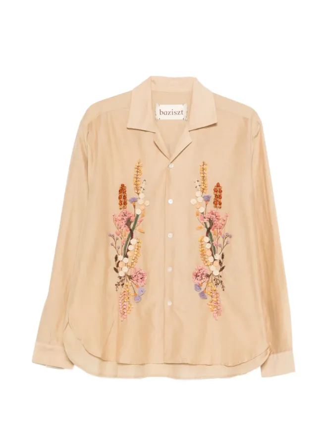 Baziszt Baziszt 花柄シャツ - Neutralsの商品画像