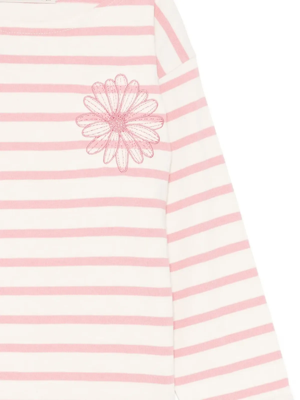 Mardi Mercredi Les Petites ストライプ柄Tシャツ - 画像3