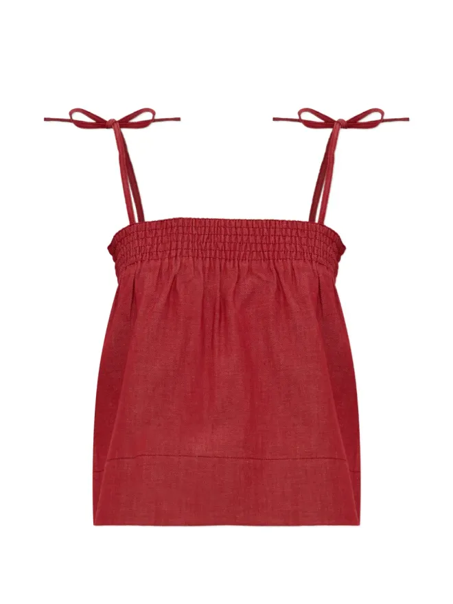 A.P.C. A.P.C. タイストラップ スモックトップの商品画像