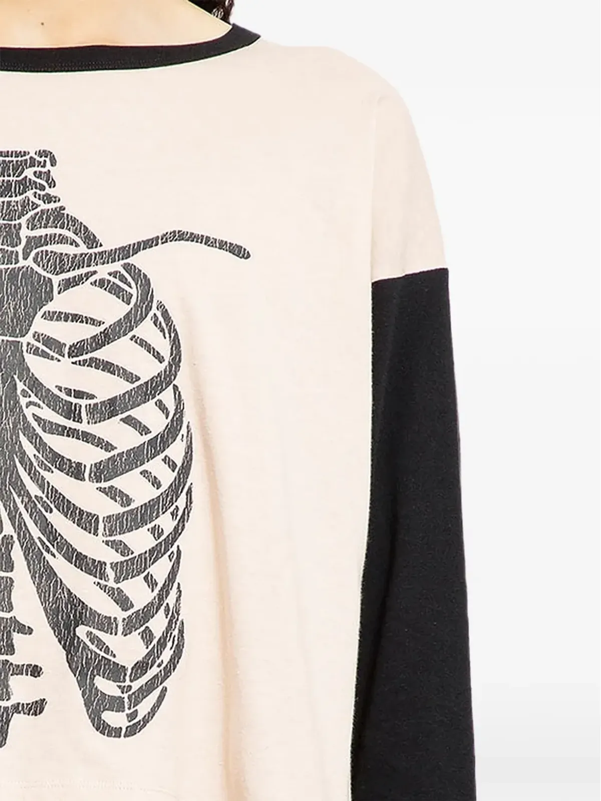 Second/Layer リブケージモチーフ Tシャツ - 画像2
