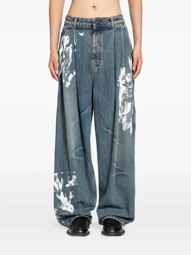 Hed Mayner Hed Mayner プリーツフロント・ワイドレッグジーンズの商品画像