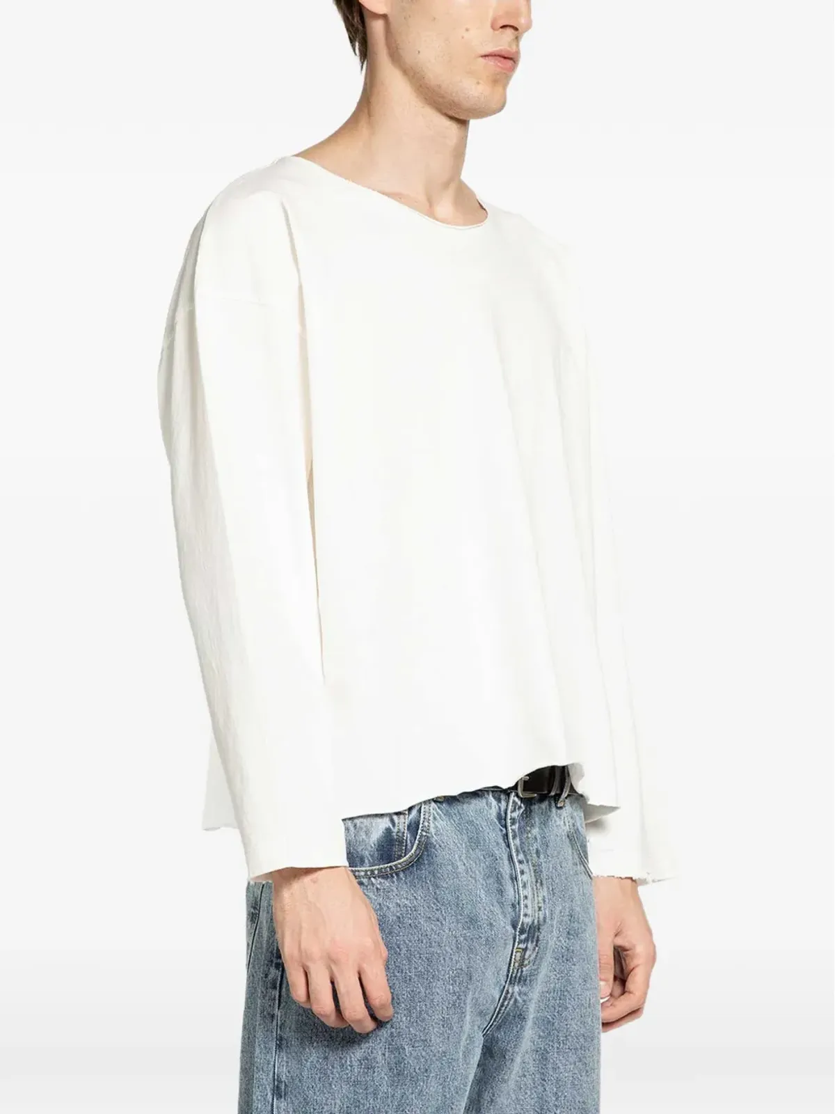 Second/Layer 長袖Tシャツ - ホワイト - 画像2