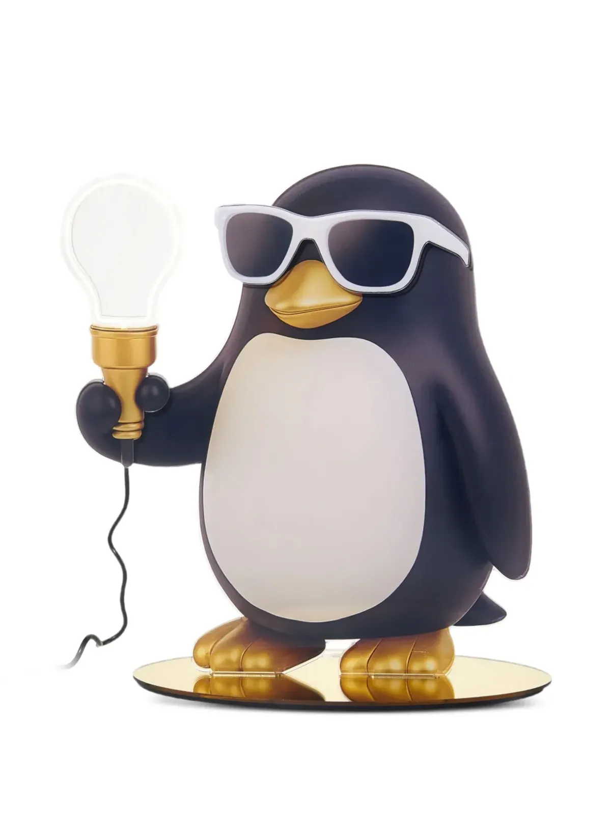 Linee Recanati ルーチェペット ペンギン ノベルティ ランプ - ホワイト - 画像1