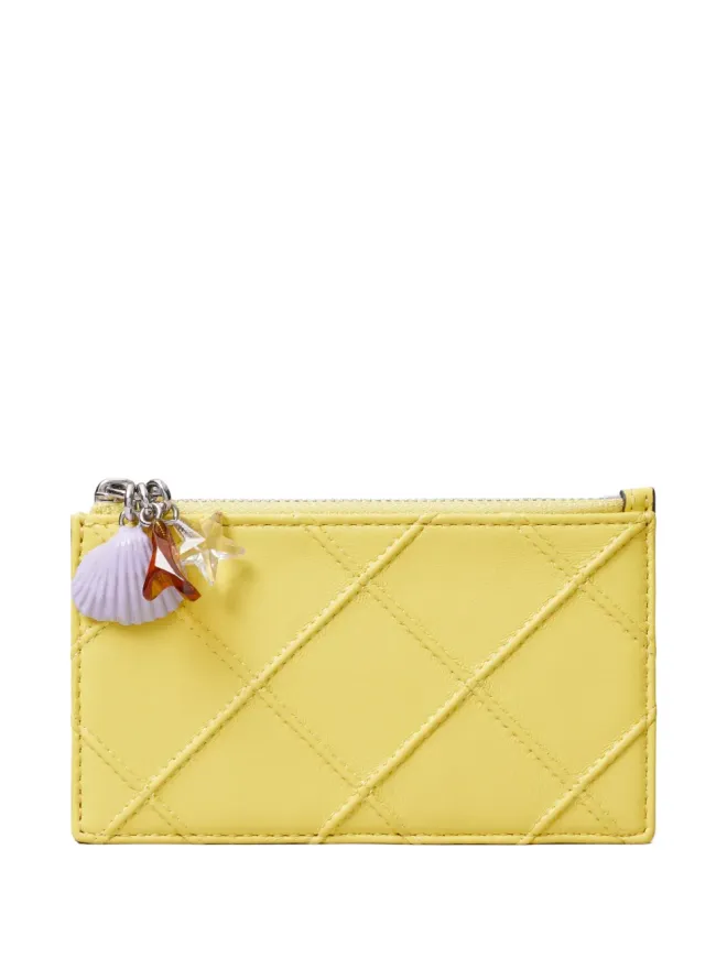 Tory Burch Tory Burch フレミング チャーム ジップカードケース - イエローの商品画像