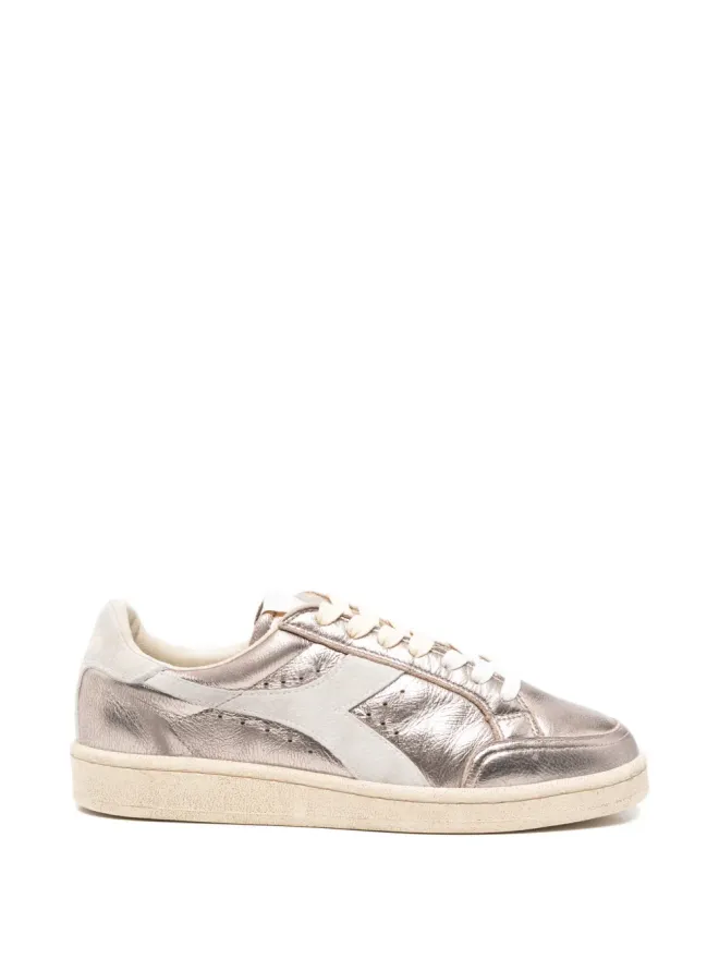 Diadora Diadora メタリックエフェクト レザー スニーカー ピンクの商品画像