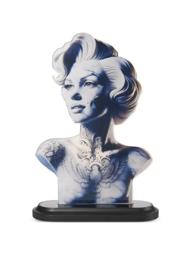 Linee Recanati Linee Recanati カララ Hollywood Tattoo テーブルランプ - ブルーの商品画像