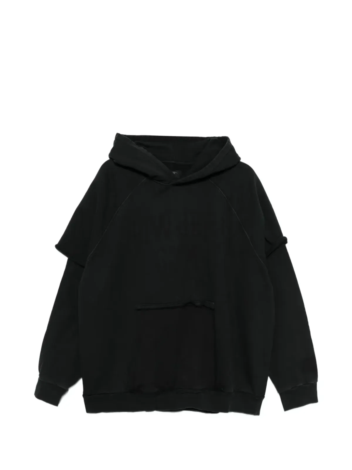 Champion ロー・ヘム・フーディー - ブラック - 画像1
