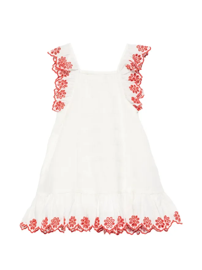 Stella McCartney Kids Stella McCartney Kids フリルディテールドレスの商品画像